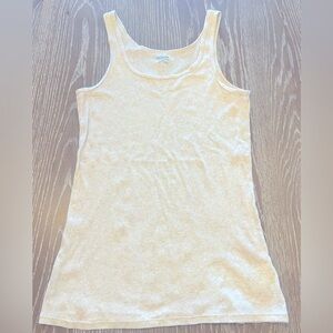 XL Mossimo Supply Co Cream Colored Basic Ribbed Tank Top